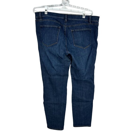 Ann Taylor Modern Fit Womens Jeans Dark Wash Size 14 Cotton Blend Denim - Picture 2 of 4